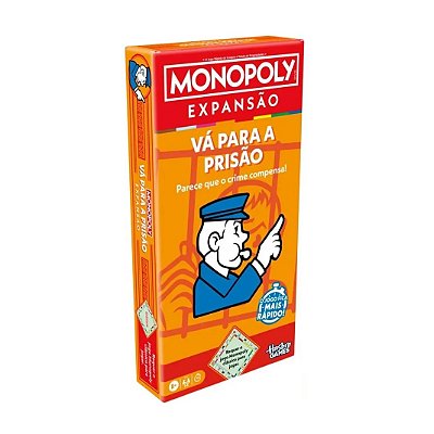 Jogo Monopoly Expansão Vá Para a Prisão Hasbro