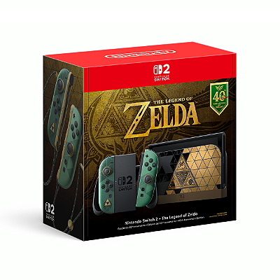 Console Nintendo Switch 2 Bundle The Legend of Zelda 40th Anniversary Edition