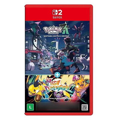 Pokémon Legends Z-A + Expansão Mega Dimension Nintendo Switch 2