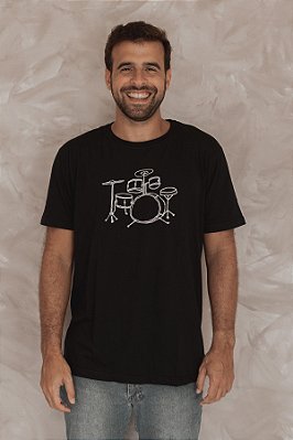Camiseta T-Shirt em Malha PET Reciclada - Bateria