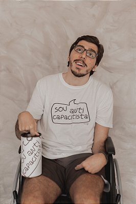 Camiseta T-Shirt em Malha PET Reciclada - Anticapacitista