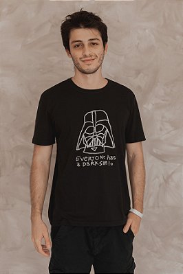Camiseta T-Shirt em Malha PET Reciclada - Darth Vader