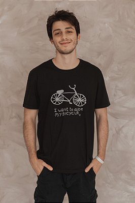Camiseta T-Shirt em Malha PET Reciclada - Bike Grande