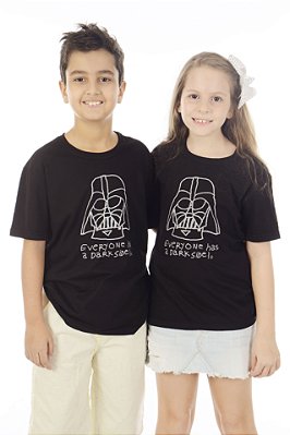 Camiseta Kids em Malha PET Reciclada - Darth Vader