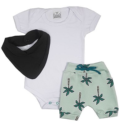 Conjunto Bebê 3 Peças Coqueiro