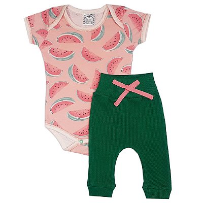 Conjunto Bebê Melancia 