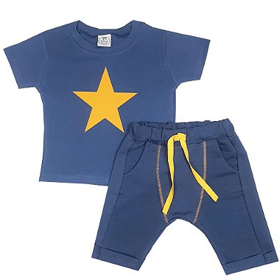 Conjunto Infantil Estrela Azul