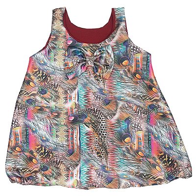 Vestido Infantil Bolone Estampado