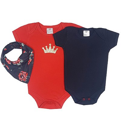Kit Body Bebê + Bandana