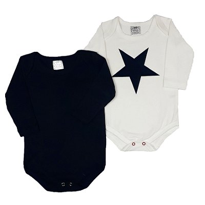 Kit Bebê 2 Body Estrela