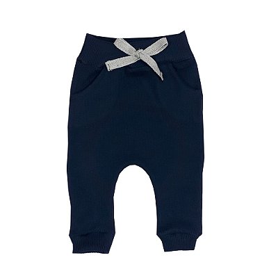 Calça Bebê Ribana Azul Marinho
