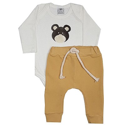 Conjunto Bebê Urso Pimpão