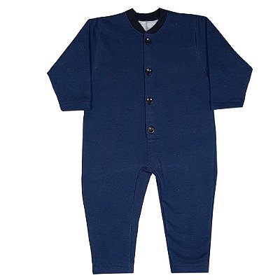 Macacão Infantil Dorminhoco Azul