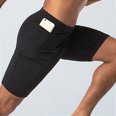 Bermuda Legging Masculina com Bolso Térmica Flanelada. Beebas.