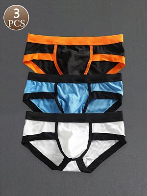 Kit 3 Cuecas U-convexo