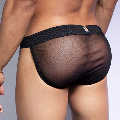 Cueca Slip Transparente Masculina