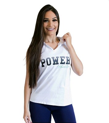 Colete feminino - Power - Branco