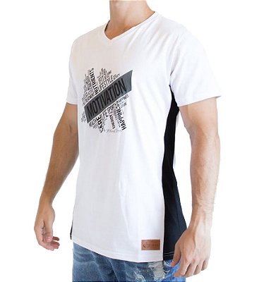 Camiseta Longline - Motivation - Branca