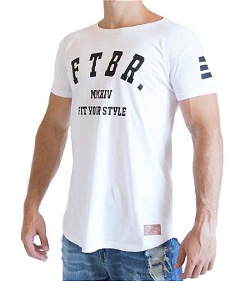 Camiseta Longline - FTBR - Branca