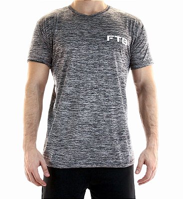 Camiseta de treino - FTB - Preto mescla