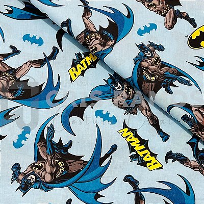 Tecido Batman Azul (50cm x 150cm)