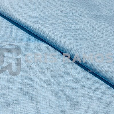 Tecido Linho Azul Claro (50cm x 150cm)