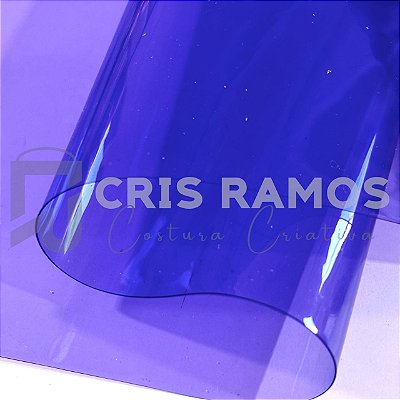 Plástico Cristal 0.40 Roxo (50cm x 140cm)