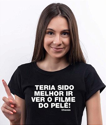 Camiseta Chaves Filme Pelé