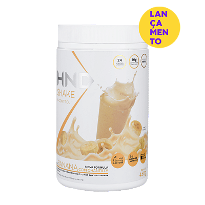 Shake H-Control Sabor Banana Com Chantilly HND 450g