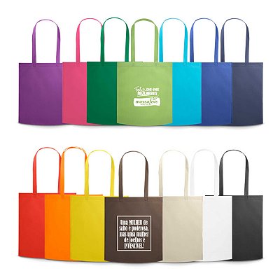Sacola TNT Personalizada 37,2cm x 41,8cm