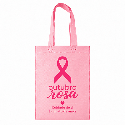 Sacola de TNT | Outubro Rosa
