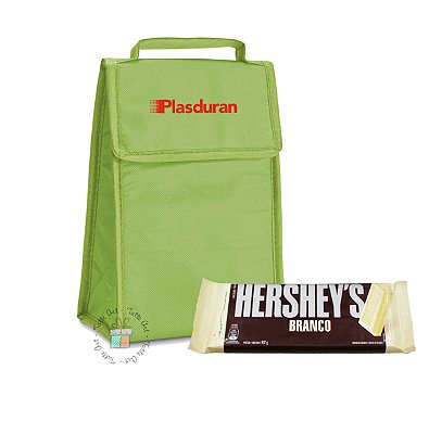 Bolsa Térmica + 1 Barra de Chocolate Páscoa