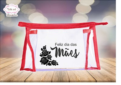 Necessaire Plástica Dia Das Mães