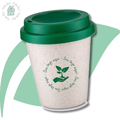 Copo Fibra de Arroz 350ml Personalizado