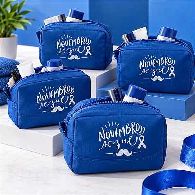 Bolsa Multiusos em Microfibra Personalizada | Novembro Azul