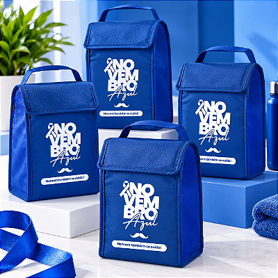 Bolsa Térmica Dobrável 3L Personalizada | Novembro Azul