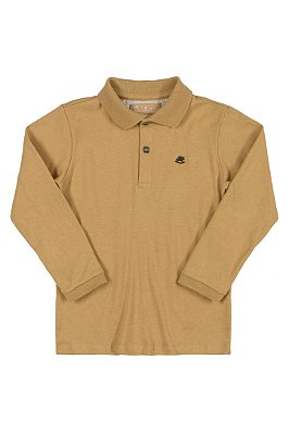 Camiseta Polo Manga Longa Masculino Caramelo Up Baby