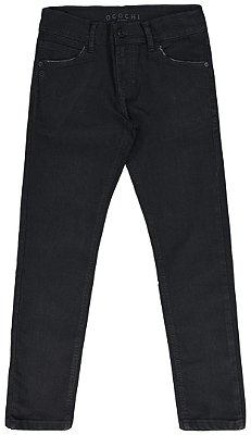 Calça Jeans Infantil Preta Skinny Ogochi