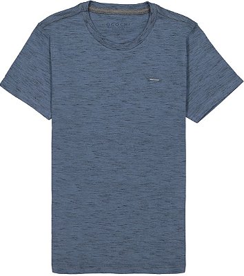 Camiseta Infantil Manga Curta Flamê Azul Ogochi