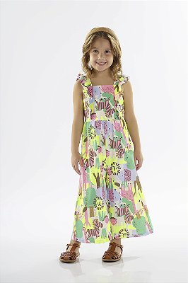Macacão Infantil Feminino Estampado Rosa com Bichinhos da Floresta Up Baby