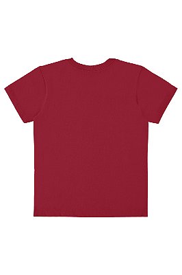 Camiseta Infantil Masculina Basica Vermelha Up Baby