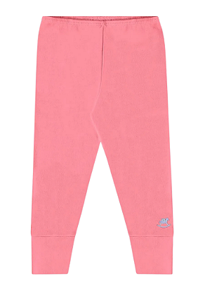 Calça em Suedine Rosa Morango Up Baby