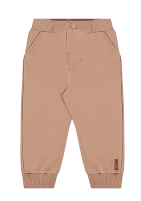Calça Infantil Masculina em Molecotton Caqui Up Baby