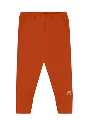 Calça para Bebê Up Baby em Suedine Marrom