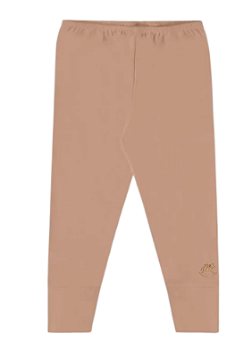 Calça em Suedine Marrom Claro para Bebê Up Baby