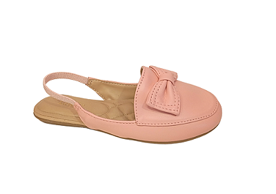Mule Rosa Infantil Feminina com Laço Lupiê