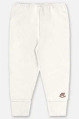 Calça para Bebê Unissex em Suedine Offhwhite Up Baby