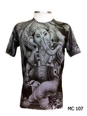 Camiseta Indiana Masculina Ganesha