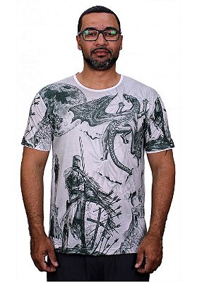 Camiseta Indiana Unissex São Jorge Templário