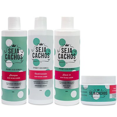 Kit Seja Cachos Nutry Intense Algodão